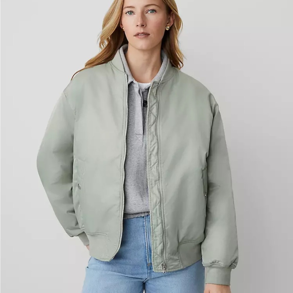 Ann Taylor Weekend Bomber Coat